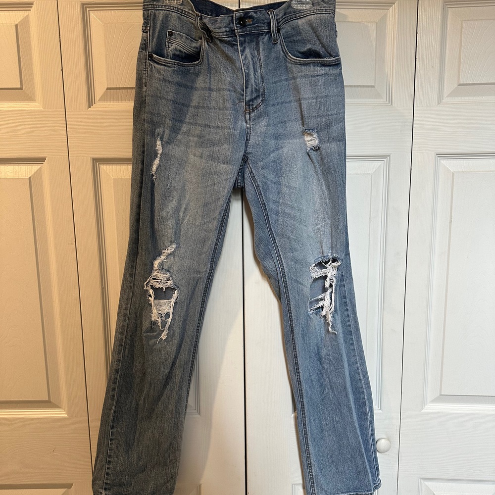Empyre, Ripped Light-Wash Jeans